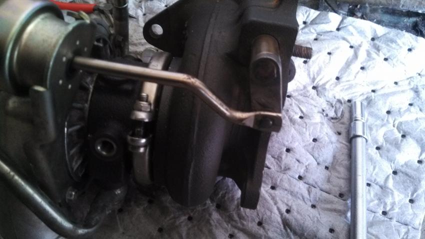Wastegate and Boost Creep FAQ: A stock Subaru turbo with the internal wastegate and stock actuator.
