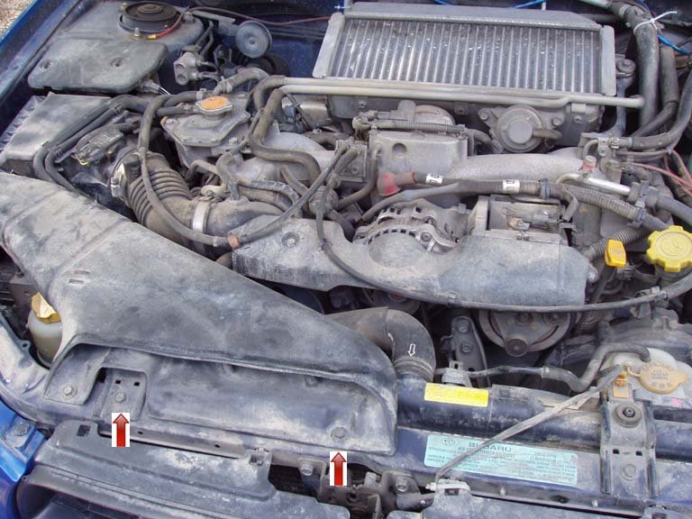 Timing Belt: Air Intake Removal