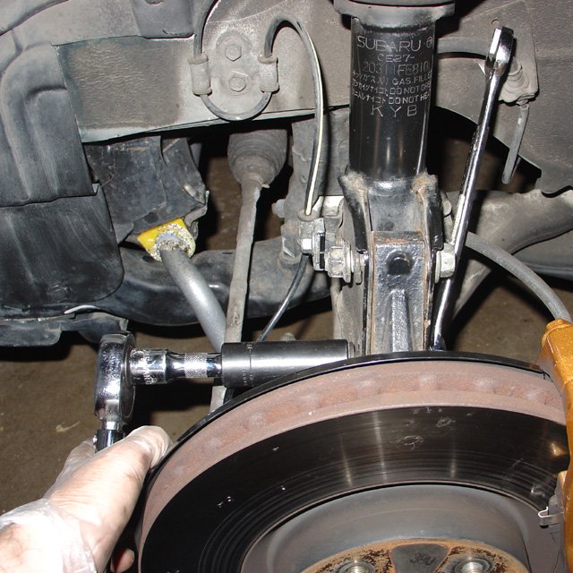 Spring: Put the 19mm bolts back in the bottom