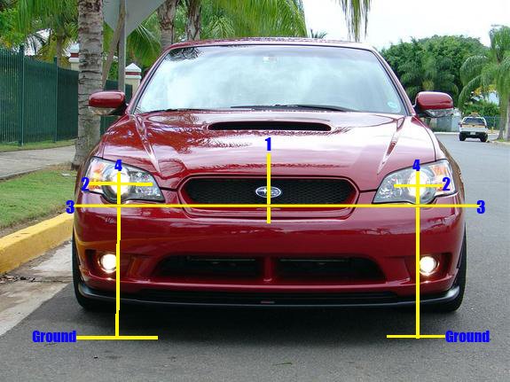 Headlight aiming basics for Subarus: Some basic headlight adjusting techniques for Subaru cars. 