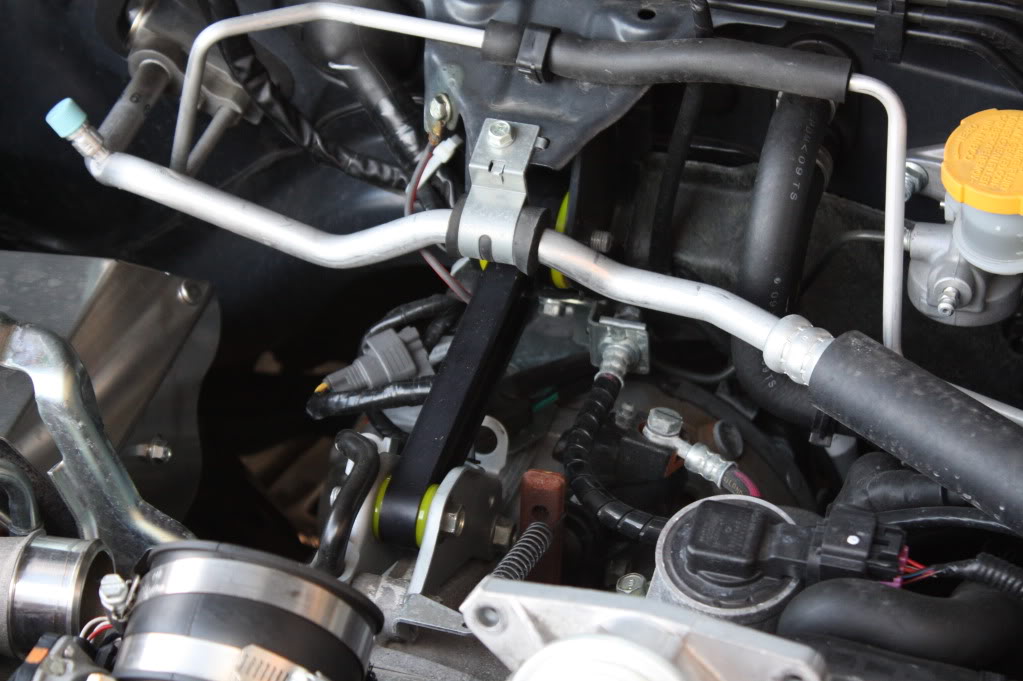 Pitch stop: Your new stiffer aftermarket pitch stop installed.