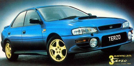 Terzo is Italian for third. This is to celebrate the third McRae WRC championship victory in a row, and hence the third special edition.