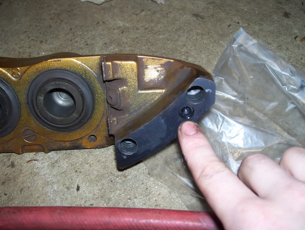 Brembo Caliper: O-ring location in a brembo caliper.