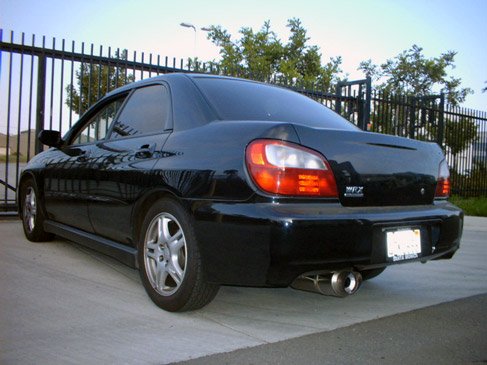 Turboback exhaust installed on a 02-07 Subaru Impreza WRX.