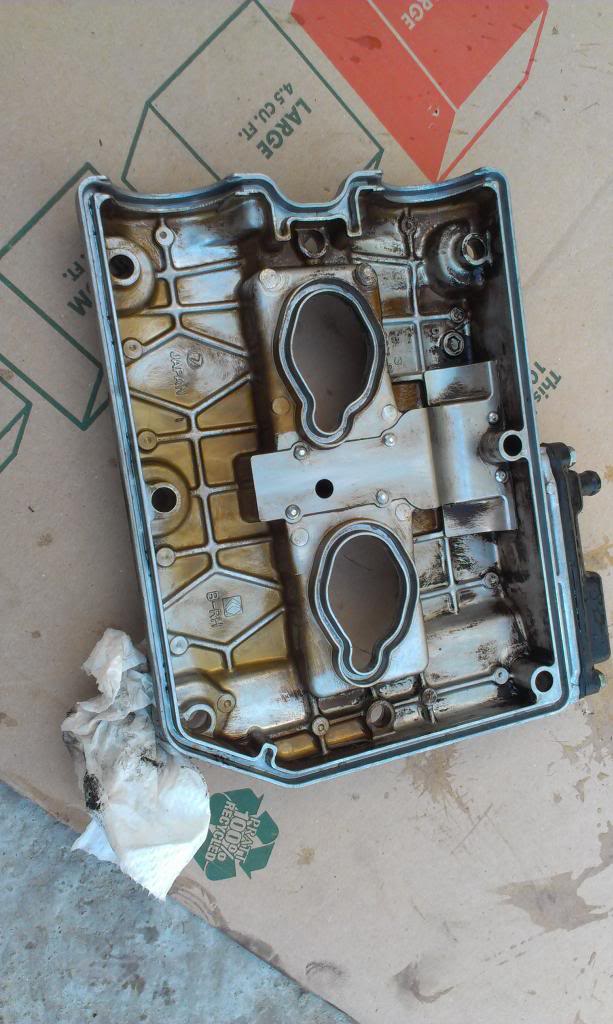 Valve cover gasket: Clean the valve covers and make sure the valve cover gasket indent is cleaned out.