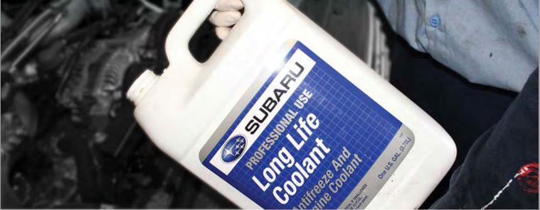 Coolant Engine: Always use Subaru oem coolant in your Subaru car.