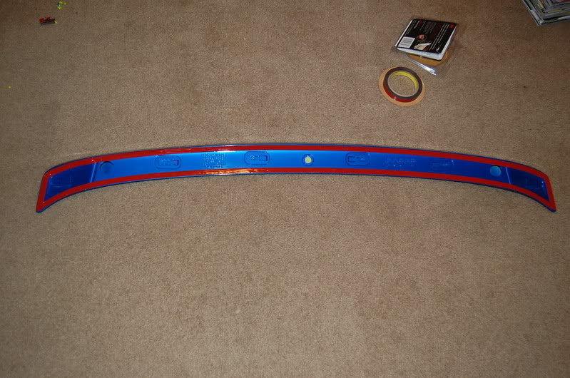 Limited Spoiler 07 STi install: Apply it then cut the edges when you get there. Continue until you cover all the areas.